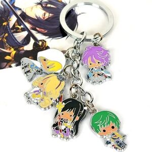 Touken Ranbu Anime Metal Charms Japan Art Keychain